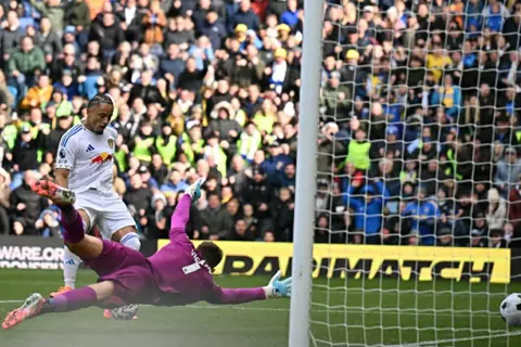 الجماهير ألقت كرة أخرى.. قانون اللعبة يحسم صحة هدف ليدز ضد توتنهام (فيديو)